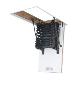 Alternative view of FAKRO LST 66875 Insulated Steel Scissor Attic Ladder for 22-Inch x 31-Inch Rough Openings 22 x 31 Inches