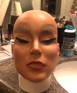Mehron Makeup Practice Head |Makeup Practice Face| Mannequin Head for Makeup Practice, Special FX, & Face Painting for Students 38 51treNe66SL