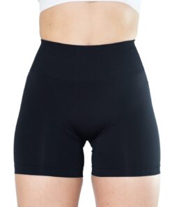 AUROLA Dream Collection Workout Shorts for Women Scrunch Seamless Soft High Waist Gym Shorts Medium Dark Black 14 51tsRl HoFL