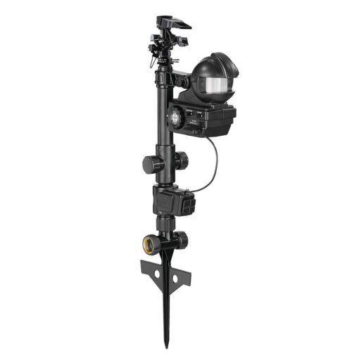 Orbit 62100 Yard Enforcer Motion-Activated Sprinkler with Day & Night Detection Modes,Black 1