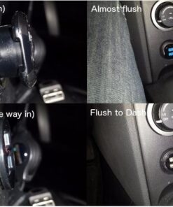 Scosche USBC242M ReVolt Universal Cigarette Lighter Multi Device Compact Dual Port USB Car Charger, Fast Charge Two Devices Simultaneously, Black Dual USB-A 24W 23 51twcBQeZL