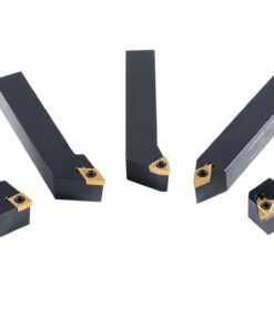 Accusize Industrial Tools 3/4'' Shank 7 Pc Indexable Carbide Turning Tool Set in Fitted Box, 2387-2006 7 Inserts Installed 14 51tzq5WXFBL