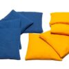 SC Cornhole Games Weather Resistant Cornhole Bags (Set of 8) - Professional Regulation Size/Weight (16 oz) - Use on Pro Corn Hole Boards or Bean Bag Toss Sets Royal Blue/Yellow 16 51u GE 1UL