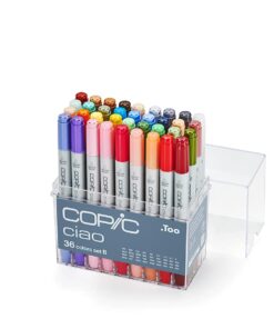 Copic Marker I36B Ciao Markers Set B, 36-Piece Art marker, alcohol-based marker, permanent marker 32 51u35xIs S