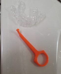 PUL Clear Aligner Removal Tool Compatible with Invisalign Removable Braces & Trays, Retainers, Dentures and Aligners - Hygienic Oral Care Accessory, Personal Orthodontic Supplies - Orange (Pack of 1) 1 Pack 23 51u5oEdK95L