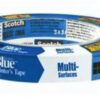 3M Scotch-Blue 2090 Safe-Release Crepe Paper Multi-Surfaces Painters Masking Tape, 27 lbs/in Tensile Strength, 60 yds Length x 3/4" Width, Blue