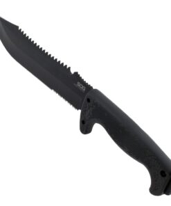 SOG Jungle Primitive Fixed Blade- Field and Camping Tactical Machete with Sheath for Clearing Brush, Full Tang Survival Knife 15.3 Inches (F03TN-CP), Steel,Black 28 51u9oqSBLL