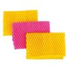 Innovative Dish Washing Net Cloths / Scourer - 100% Odor Free / Quick Dry - No More Sponges with Smell - Perfect Scrubber for Washing Dishes - 11 by 11 inches - 3PCS - Yellow/Pink/Yellow or Pink/Yellow/Pink 30 51uBCwRM0cL