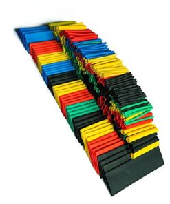 SummitLink Pack of 328 Pcs Assorted Heat Shrink Tube 5 Colors 8 Sizes Tubing Wrap Sleeve Set Combo 9 51uBZlc7fnL