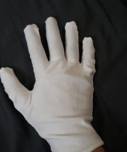 Cotton Gloves, 30 Pcs White Cotton Gloves for Dry Hands Moisturizing Eczema, Washable Cotton Gloves for Men and Women, Stretchable Cloth Gloves for Coin Jewelry Silver Inspection 15 PAIRS 49 51uDtEOKwML