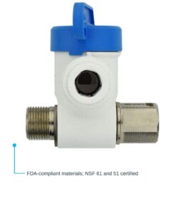 Alternative view of John Guest Speedfit 3/8 x 3/8 x 3/8 Inch Angle Stop Adapter Valve, Push to Connect Plastic Plumbing Fitting, ASVPP2LF 3/8 in. x 3/8 in. x 3/8 in.
