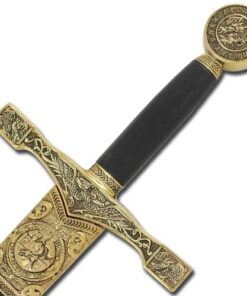 Alternative view of Armory Replicas™ - King Arthur Golden Excalibur Medieval Swords GOLD 29"