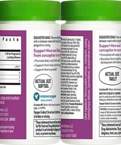 Rainbow Light Prenatal Daily Duo Multivitamin Kit, With Prenatal One Daily Multivitamin and Prenatal DHA Omega-3 Fish Oil for Mom's Health and Baby's Development Support, 30 Count 41 51uGcIqQubL