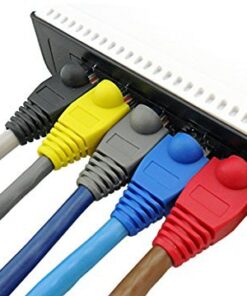 Accessbuy 100 Pack RJ45 CAT6 CAT6E CAT5 CAT5E Ethernet Network Cable Strain Relief Boots Cable Connector Plug Cover Mixed Color for Laptop 22 51uGiIvA9eL