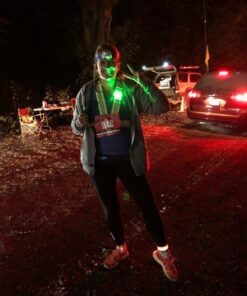 LED Safety Light 2 Pack - Nighttime Visibility for Runners, Cyclists, Walkers, Joggers, Kids, Dogs, Relays & More - Clip to Clothes Strap to Wrist, Ankle, Bike, Collar, or Just About Anywhere! Green 20 51uH109my4L