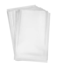 Alternative view of 200 Clear Treat Bags 6x9 with 4" Twist Ties 6 Mix Colors - Thick OPP Plastic Cello Bags for Wedding Cookie Birthday Cake Pops Gift Candy Buffet Supplies (6'' x 9'') 6'' x 9''