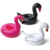 BigMouth Inc. Inflatable Bird Pool Cupholder Floats, 3-pack includes Pink Flamingo and Black and White Swans , Multi-Colour 13 51uNkaKkFaL