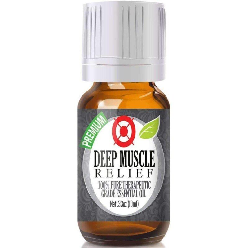 Catalog 8 Deep Muscle Relief Blend Essential Oil - 100% Pure Therapeutic Grade Deep Muscle Relief Blend Oil - 10ml 0.33 Fl Oz (Pack of 1)