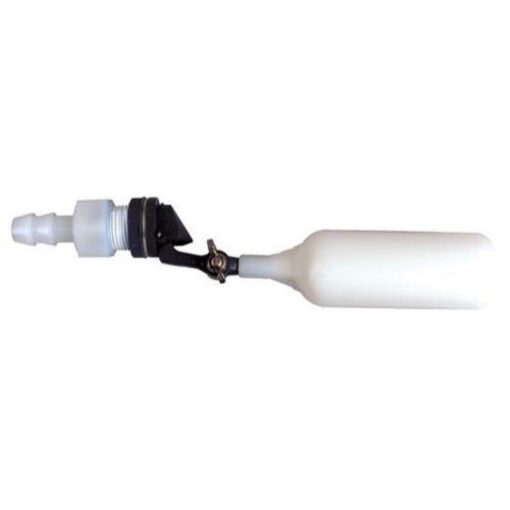 Hydrologic Float Valve, 1/2" Barb, Adjustable Water Level