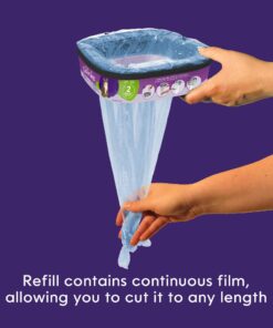 Litter Genie Refill Bags (1-Pack) | Multi-Layers of Odor-Barrier Technology | 1 Square Refill Cartridge Lasts Up to 2 Months Per Cat 19 51uciCiOpwL