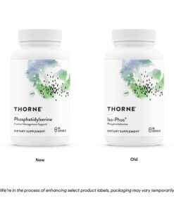 Thorne Phosphatidylserine (Formerly Iso-Phos) - Cortisol Management Support - Phosphatidylserine Isolate Supplement to Support Brain Function - 60 Capsules - 60 Servings 9 51uh WcISPL