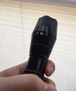 EcoGear FX Complete LED Tactical Flashlight Kit TK120 Flashlight with Rechargeable Battery: High Lumens with 5 Light Modes, Water Resistant, Adjustable Focus Zoom 55 51upWfgkezL