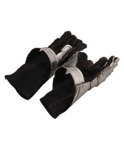 Metal Armour Hand Gloves Pair with Inviting Decor Appeal-(36302) halloween Gloves 19 51upcRUFrjL