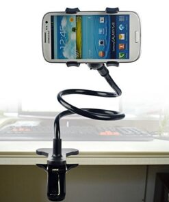 ZTON Cell Phone Holder, Universal Mobile Phone Stand, Lazy Bracket, Flexible Long Arms Clip Mount for iPhone, LG etc. in Office Bedroom Desktop (Black) 30 51us59AnwIL