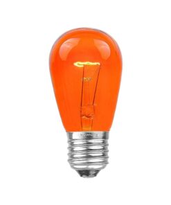 Novelty Lights 25 Pack S14 Outdoor Patio Edison Replacement Bulbs, E26 Medium Base, Multi, 11 Watt 25 Count (Pack of 1) 29 51utazZ3JtL