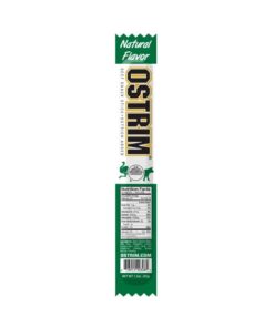 Ostrim Grass-Fed Beef & Ostrich Jerky Snack Sticks-Natural Flavor, 1.5 oz (Pack of 10) Natural flavor 5 51utsioLVqL