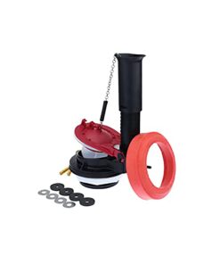 Fluidmaster 540AKRP5 3-Inch Complete, Adjustable Toilet Flush Valve Repair Kit , Black Toilet Repair Kit 14 51uylolirfL