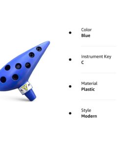 Songbird Ocarina of Time Replica - Ocarina Musical Instrument with Tutorial and Songs - Tuned in C with Crystal Clear High Notes 28 51uzW5w15UL