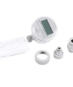 1Pc Solar Power Home Garden Auto Water Saving Irrigation Controller LCD Digital Watering Timer,Automatic Irrigation System WiFi Independent Start Time,Automatic Irrigation System WiFi for Each Valve, 13 51uzmSOA2NL 1