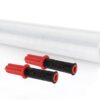 Stretch Wrap Roll with Handle 15” x 1000Ft – 80 Gauge – Heavy Duty Plastic Shrink wrap Roll with Rotating Handles for Pallet Wrap Film - Plastic Wrap for Moving Supplies - Shrink Wrap for Moving, 15 Inch 24 51v8iI5SlbL