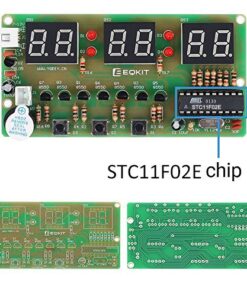 IS Soldering Project Clock, Icstation 6-Bit Digital Clock Soldering Kit DIY Soldering Practice for School Science Projects Student STEM Learning Teaching 44 51vFFZ XP0L