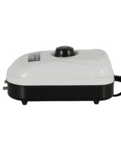 EcoPlus ECOair2 Adjustable Air Pump 126 GPH - 3 Watt with Two Outlets, Grey/Black 15 51vFRs zJwL