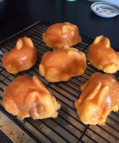 Nordic Ware Baby Bunny Cakelet Pan, Copper, Bronze, 2.1 34 51vHLEwknsL