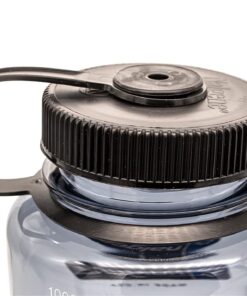 Nalgene Sustain Tritan BPA-Free Water Bottle Made with Material Derived from 50% Plastic Waste, 32 OZ, Wide Mouth Gray w/ Black Lid 11 51vHRJ5iuL