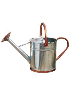 Alternative view of Gardman 8326 Galvanized Steel Watering Can with Copper Accents, 1-Gallon