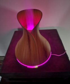 Smart WiFi Wireless Essential Oil Aromatherapy Diffuser - Works with Alexa & Google Home – Phone App & Voice Control - 400ml Ultrasonic Diffuser & Humidifier - Create Schedules - LED & Timer Settings Light Brown 29 51vJOLb7r5L