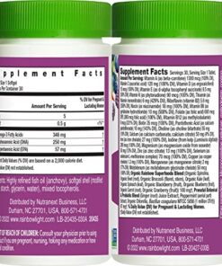 Rainbow Light Prenatal Daily Duo Multivitamin Kit, With Prenatal One Daily Multivitamin and Prenatal DHA Omega-3 Fish Oil for Mom's Health and Baby's Development Support, 30 Count 43 51vKShw1IHL