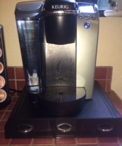 DecoBrothers K-Cup Holder Drawer for 36 Coffee Pods Storage, Black Metal 49 51vNPEi2qL