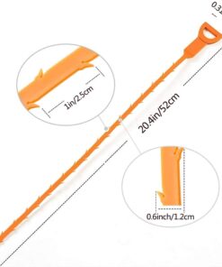 FATHER.SON Hair Drain Clog Remover Drain AND Snake Cleaning Tool (3PCS) 3pcs 20inch 6 51vV0lDOMAL