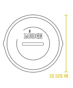 Lodge L10SC3 Cast Iron Lid, 12-inch 12 Inch 25 51vWbpZv7L