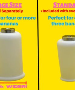 Nana Hats | Keep Bananas Fresher For Longer | As Seen on Shark Tank | Includes Standard Size BPA-Free Silicone Cap With Magnet | Monkey 13 51vXMD85r1L