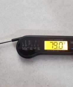 Meat Thermometer Digital, Waterproof Instant Read Meat Thermometers for Grilling and Cooking. Food Thermometer, Kitchen Gadgets, Accessories with Bottle Cap Opener for Kitchen, BBQ, Grill… Black 38 51vXYwBo57L