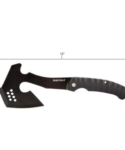 Sheffield 12153 Standoff Tactical Tomahawk with Sheath, Survival Hatchet Lightweight, Hatchet Camping Survival, Hand Hatchets, Axe Throwing Hatchet 10 51vZ9G4GebL