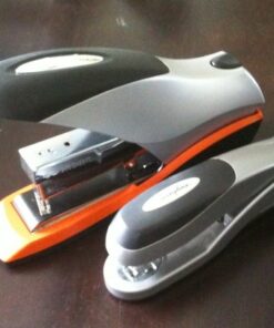 Swingline Stapler, 70 Sheet Capacity, Optima 70, Jam Free, Reduced Effort, Soft Grip, Metal, Black and Silver (87875) Half Strip 33 51vZK6k0B4L