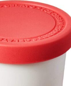 Tovolo Sweet Treat, 6 oz. Mini Tubs Set of 4, Tight-Fitting Silicone Lid, Easy Stacking Reusable Ice Cream Container, 6-Ounces, Assorted MINI Sweet Treat Tubs Set of 4 27 51veRZdTWL