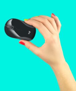Logitech Wireless Mini Mouse M187 Ultra Portable, 2.4 GHz with USB Receiver, 1000 DPI Optical Tracking, 3-Buttons, PC / Mac / Laptop - Black 34 51vf0BNXPZL